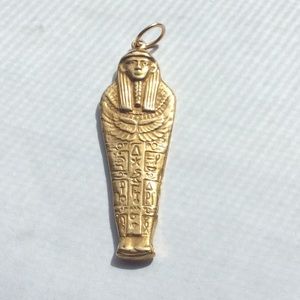 EGYPTIAN pendant PHARAOH, 14k yellow gold, 5.9g
